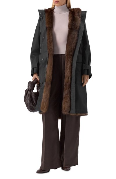 Парка с подкладкой из соболя MVST, арт. FTBPL-Y462SB/GR1651, фото 2