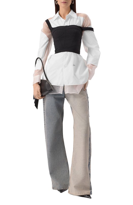 Рубашка Jean Paul Gaultier 25/33-F-CH091I-C075 Белый  25/33-F-CH091I-C075 Фото 2