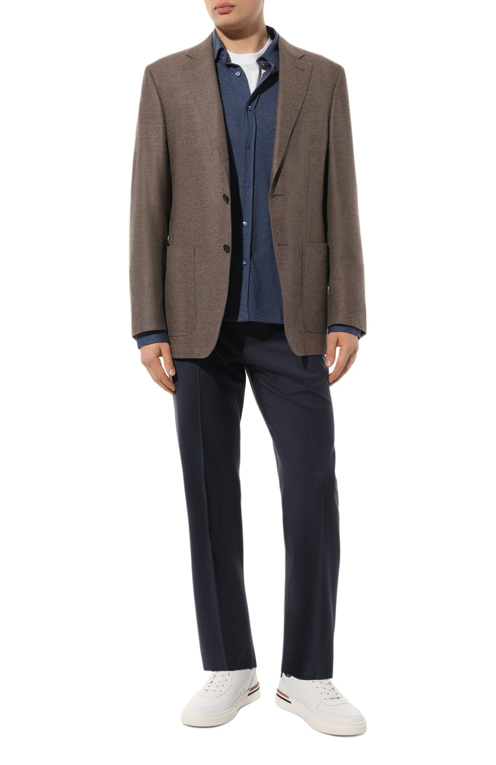 Рубашка из хлопка и кашемира STEFANO RICCI, арт. CJ007115/TE2603, фото 2