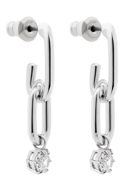 Серьги constella SWAROVSKI серебряного цвета по цене 15250 руб., арт. 5728584, фото 3 Серьги constella SWAROVSKI, арт. 5728584, фото 3