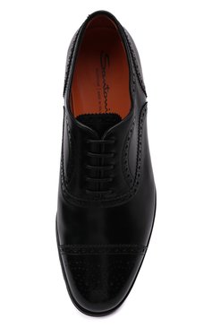 Кожаные оксфорды SANTONI, арт. MCCG17916SM5EVRTN01, фото 1
