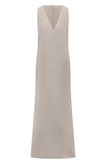 Женское платье из вискозы и льна BRUNELLO CUCINELLI, арт. MH126A4812