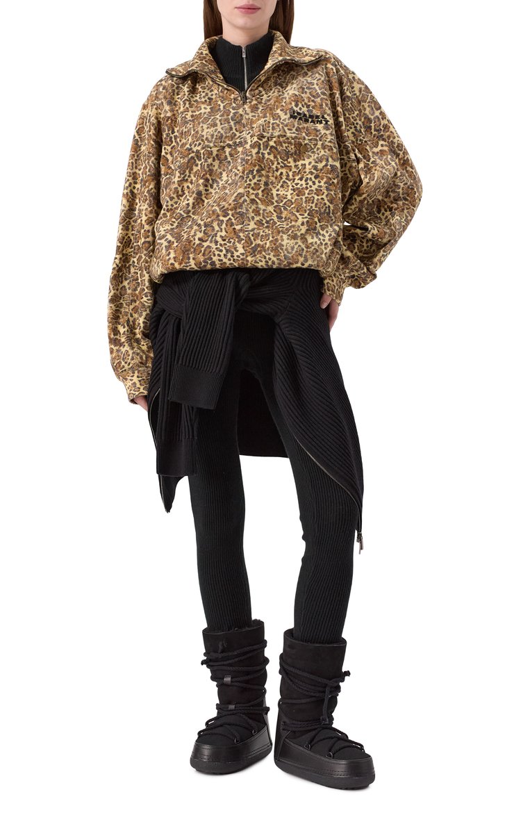 Хлопковый свитшот ISABEL MARANT, арт. 24HSW0143FA/B4M01I, фото 2