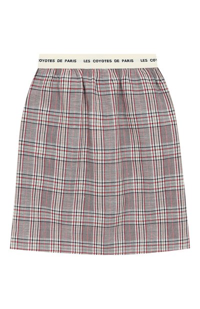 Юбка из хлопка и льна LES COYOTES DE PARIS, арт. 107-32-058, фото 2