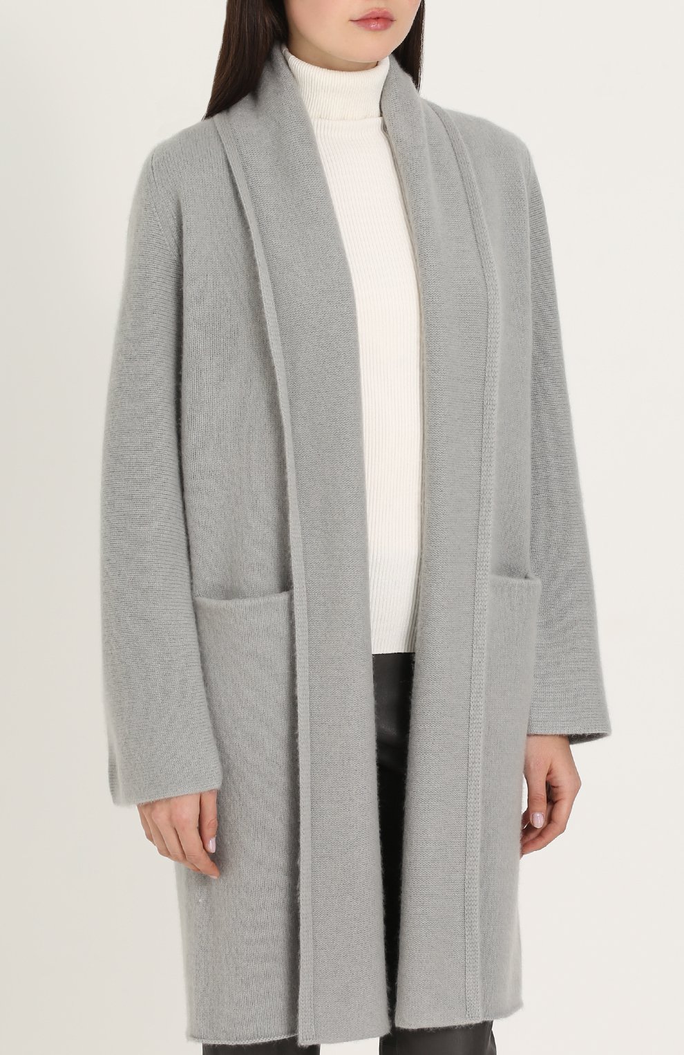 Кашемировый кардиган с накладными карманами VINCE, арт. V417677415, фото 3