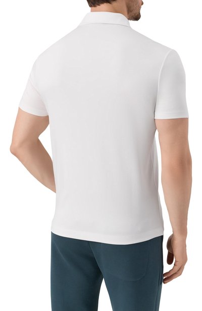 Хлопковое поло PAUL&SHARK белого цвета по цене 45950 руб., арт. 15311732/3XL-6XL, фото 4 Хлопковое поло PAUL&SHARK, арт. 15311732/3XL-6XL, фото 4