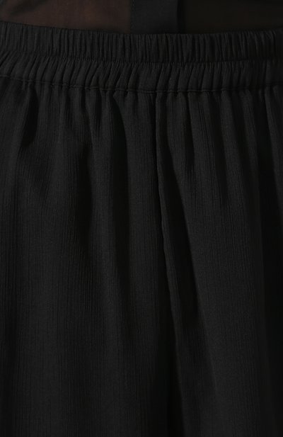 Брюки свободного кроя EMPORIO ARMANI черного цвета по цене 22250 руб., арт. 3G2P87/2NSHZ, фото 5 Брюки свободного кроя EMPORIO ARMANI, арт. 3G2P87/2NSHZ, фото 5