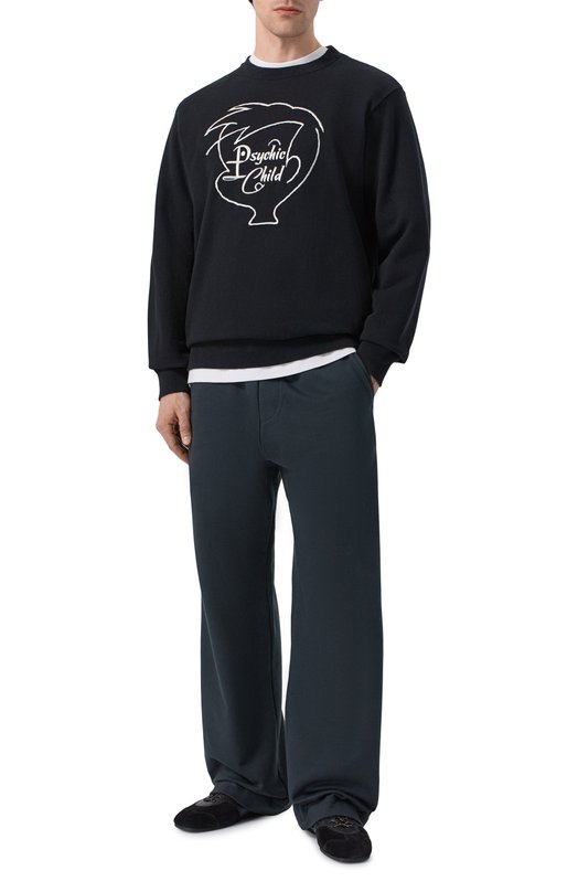 Хлопковый свитшот Undercover UC1F4891-3 Чёрный  UC1F4891-3 Фото 2