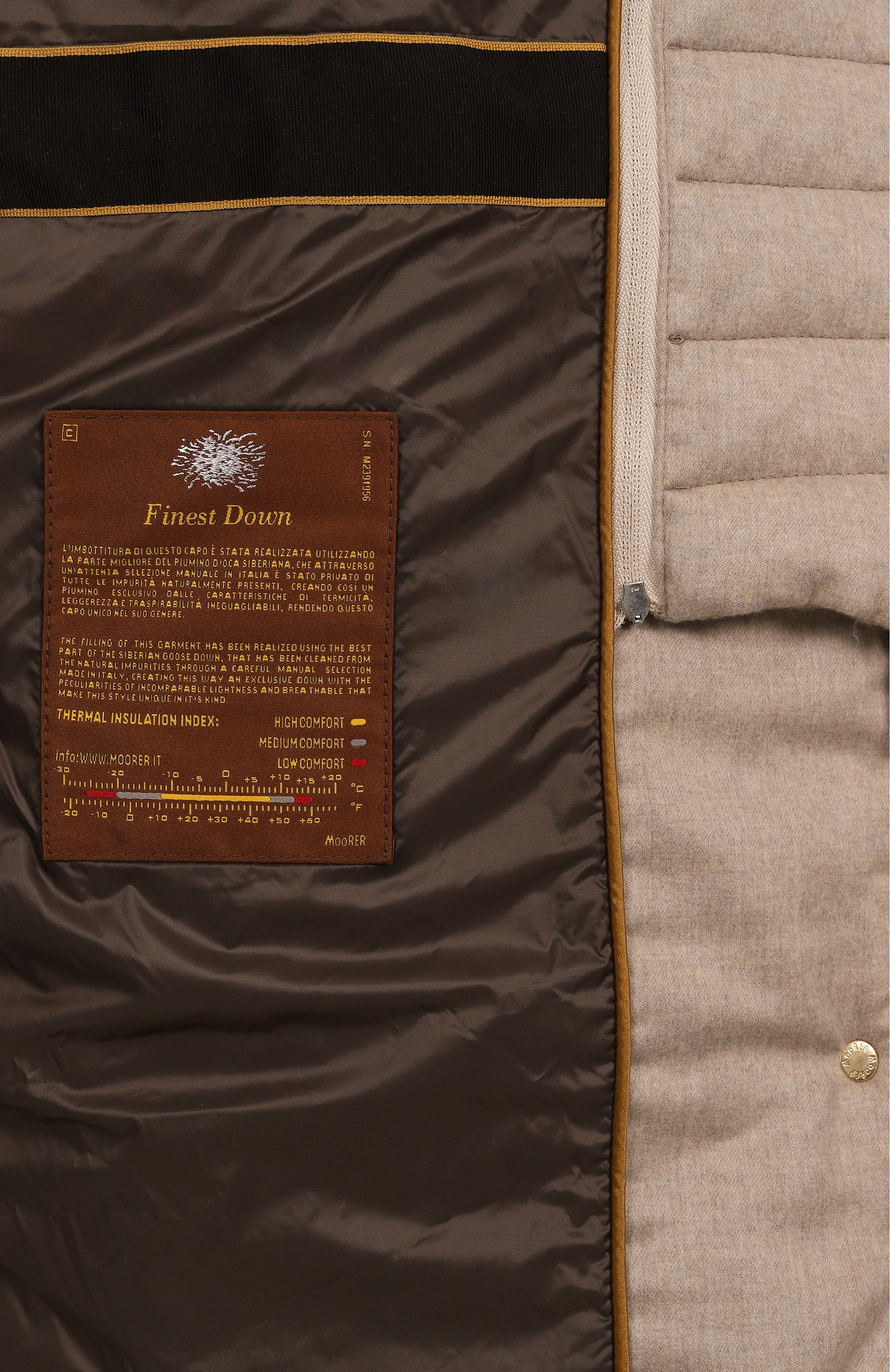 Кашемировый пуховик talassa-il MOORER, арт. TALASSA/IL, фото 7