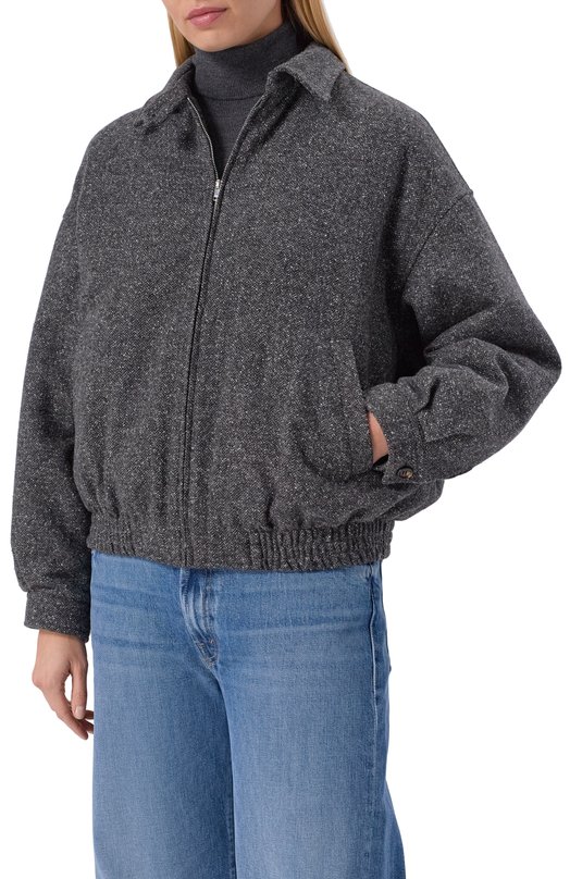 Бомбер из шерсти и хлопка OLOLOL OLC021/2578.901 Серый  OLC021/2578.901 Фото 3