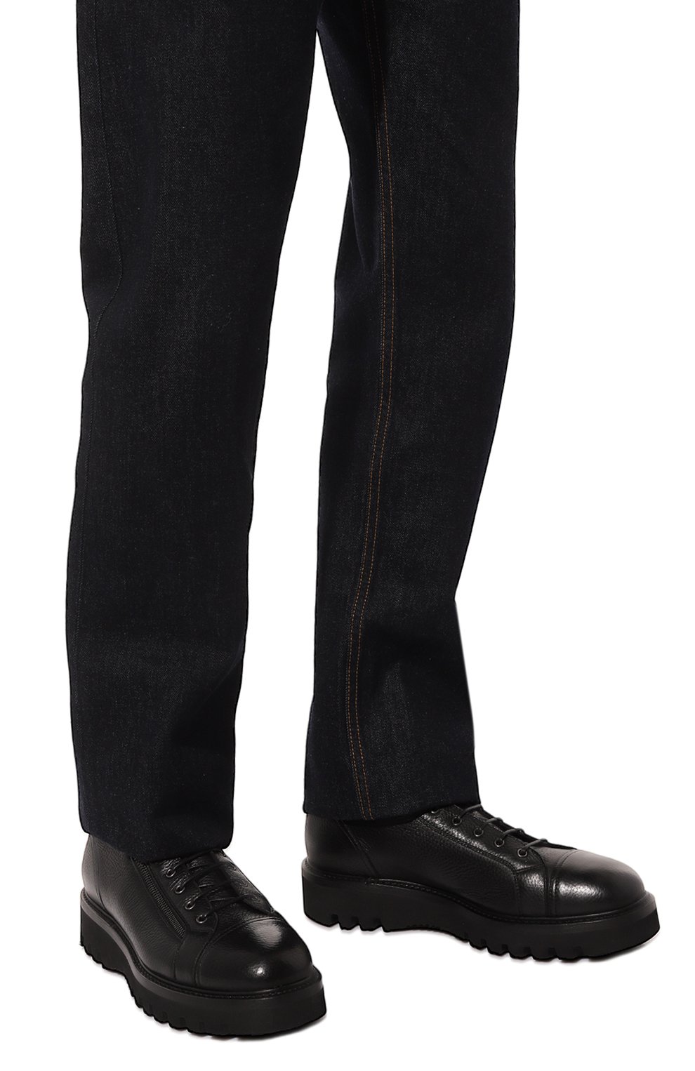 Кожаные ботинки W.GIBBS, арт. 0672001/CERV0 VACCHETTA FUR, фото 3