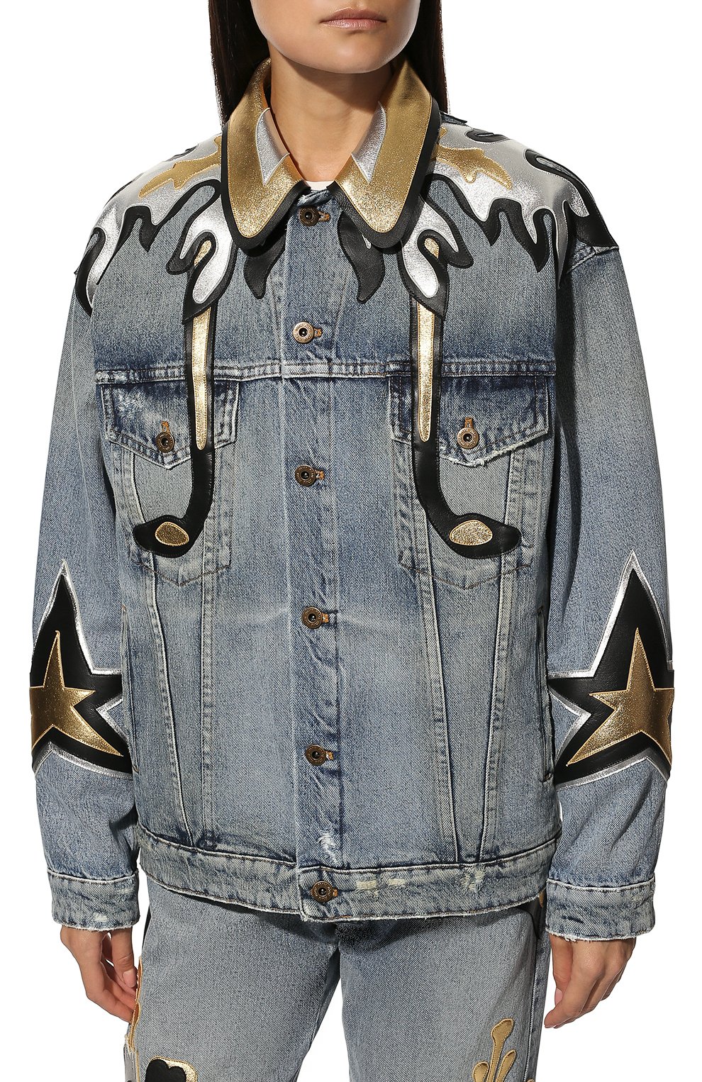 Джинсовая куртка MIU MIU, арт. GWB143-10RI-F0013, фото 3