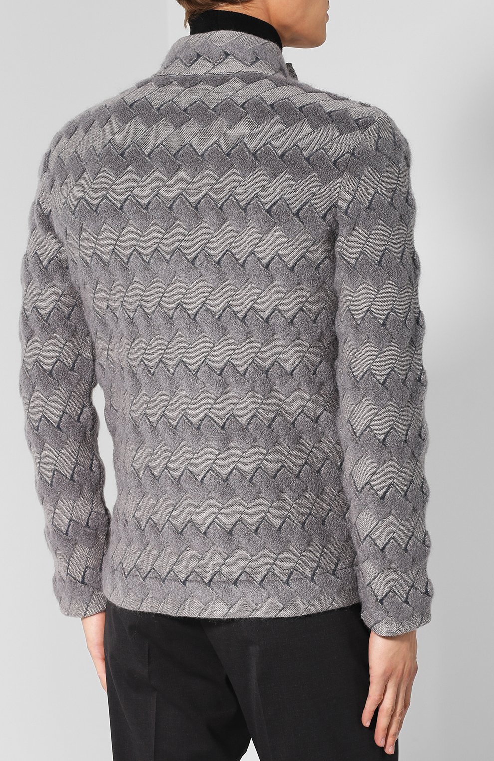 Кардиган из смеси шерсти и вискозы GIORGIO ARMANI, арт. 6ZSB05/SM17Z, фото 4