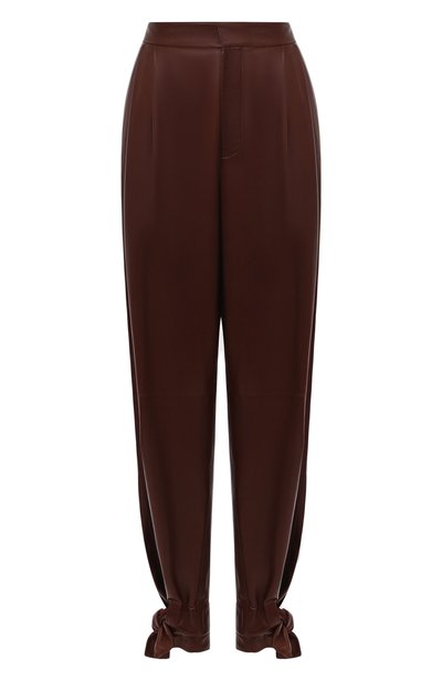 Женские кожаные брюки JIL SANDER, арт. JSWR653076-WRL01011