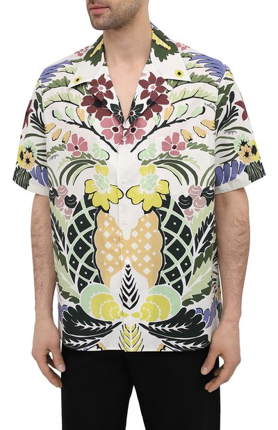 Хлопковая рубашка VALENTINO, арт. VV3AAA907A1, фото 3