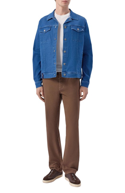 Джинсовая куртка Stefano Ricci MFJ6203310/TR138L_001 Синий  MFJ6203310/TR138L_001 Фото 2