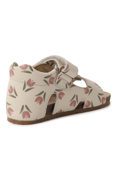 Кожаные сандалии FALCOTTO кремового цвета по цене 9415 руб., арт. 1500737/E9/18-26, фото 3 Кожаные сандалии FALCOTTO, арт. 1500737/E9/18-26, фото 3