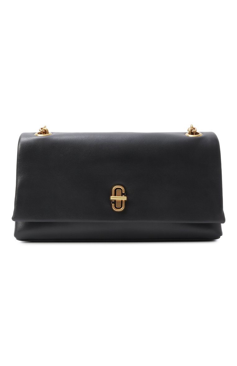 Женская сумка the dual mini MARC JACOBS (THE) черного цвета, арт. 2R4SMN003S02 | Фото 1 (Размер: mini; Материал: Натуральная кожа; Автоматизация состава: Проставлено; Автоматизация ТО: Проставлено)