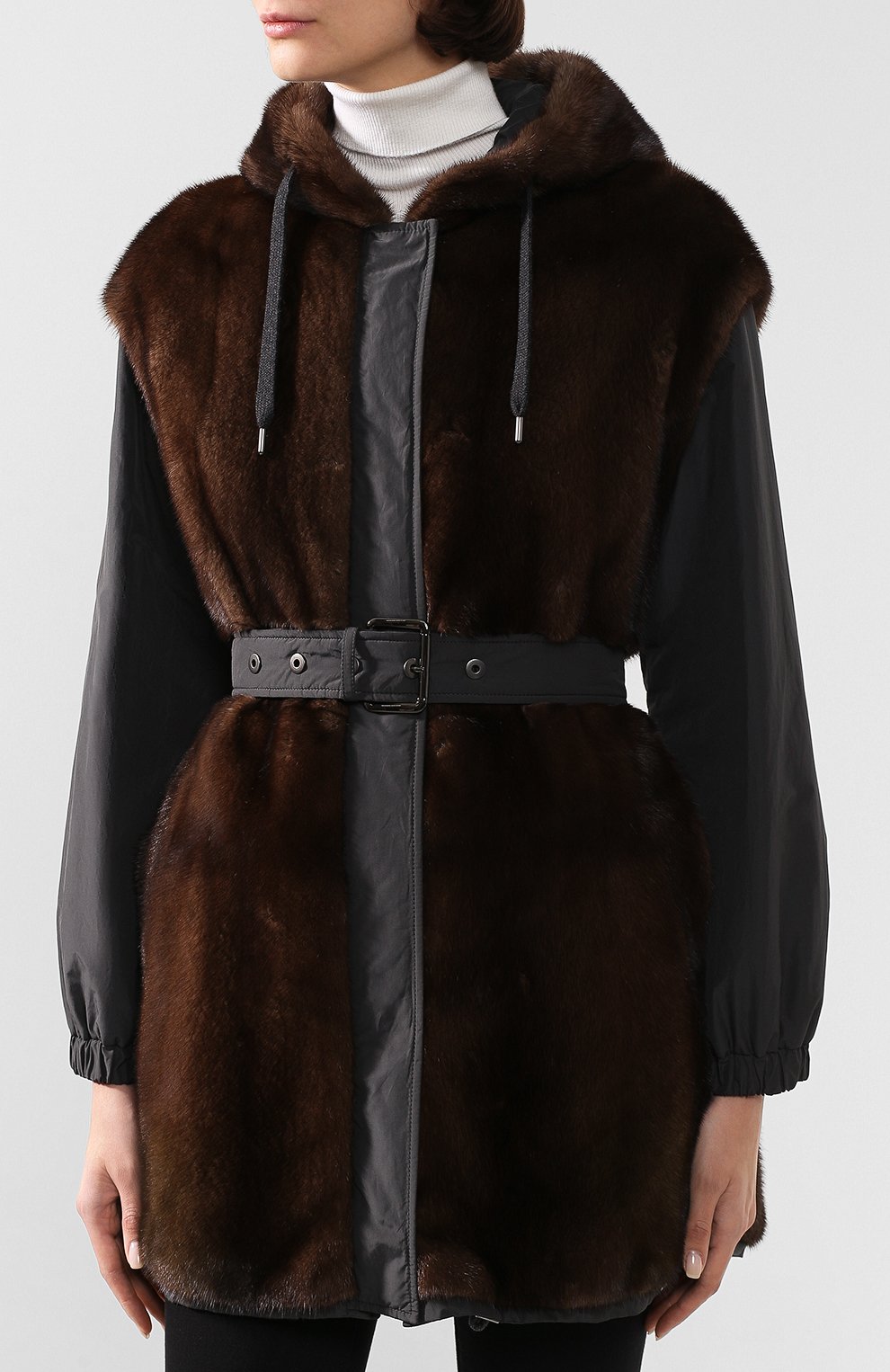 Куртка с меховой подкладкой BRUNELLO CUCINELLI, арт. M0PVI9447, фото 6