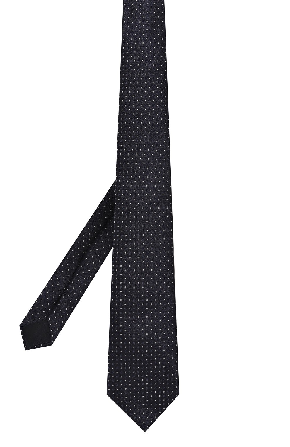 Шелковый галстук GIORGIO ARMANI темно-синего цвета по цене 19950 руб., арт. 360054/4R920, фото 3 Шелковый галстук GIORGIO ARMANI, арт. 360054/4R920, фото 3