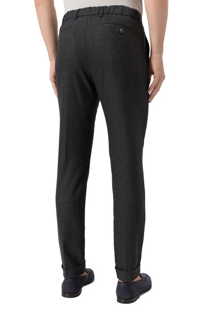 Брюки из шерсти и кашемира MARCO PESCAROLO темно-серого цвета по цене 75300 руб., арт. MANU/5229, фото 4 Брюки из шерсти и кашемира MARCO PESCAROLO, арт. MANU/5229, фото 4