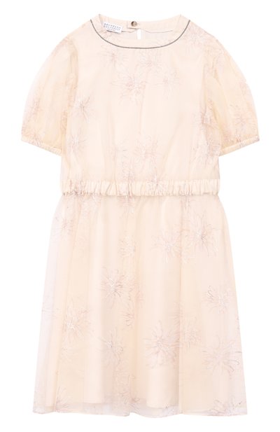 Шелковое платье BRUNELLO CUCINELLI, арт. BQ963S644B