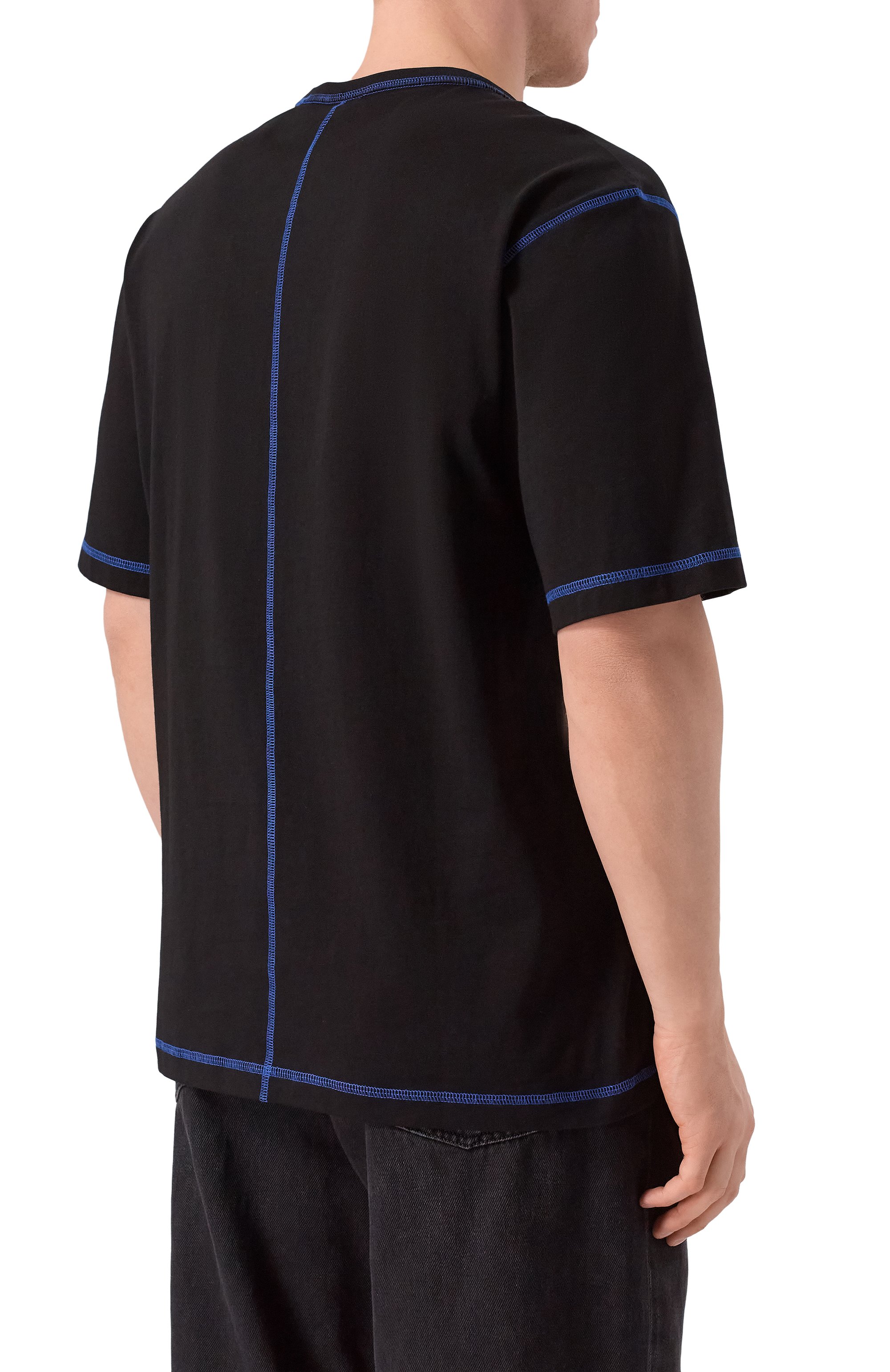 Хлопковая футболка HUGO BLUE, арт. 50553498, фото 4