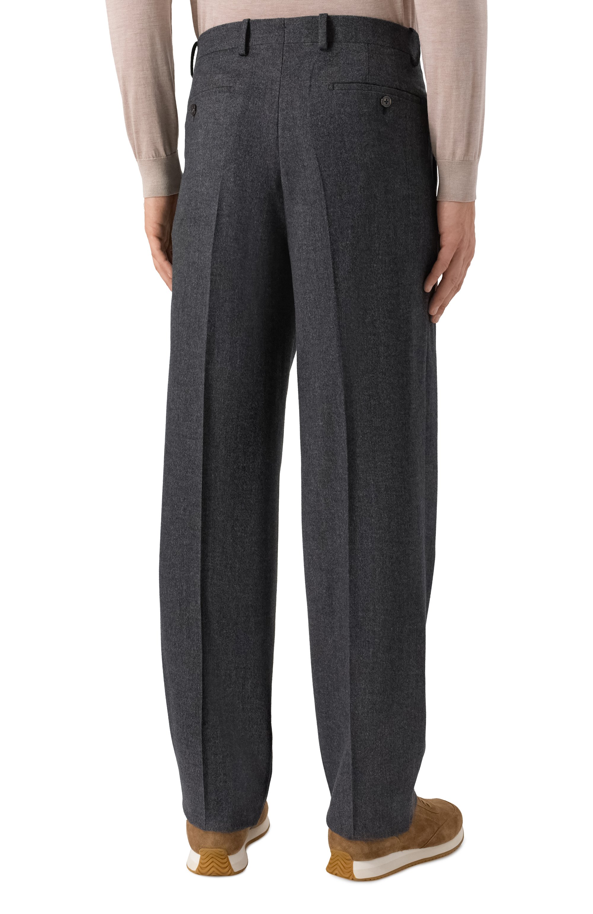 Брюки из шерсти и шелка 12 STOREEZ, арт. 133187, фото 4