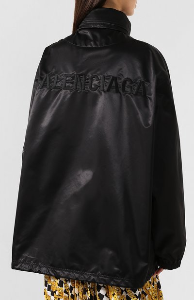 Плащ BALENCIAGA черного цвета по цене 122500 руб., арт. 602445/TG005, фото 4 Плащ BALENCIAGA, арт. 602445/TG005, фото 4