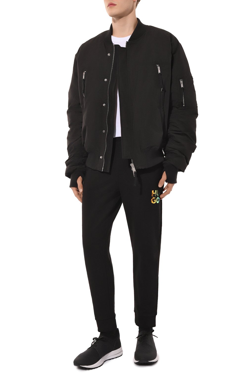 Хлопковые джоггеры HUGO, арт. 50522127, фото 2