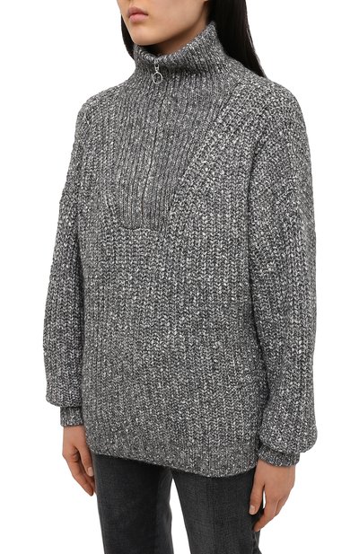 Свитер ISABEL MARANT ETOILE темно-серого цвета по цене 46650 руб., арт. PU1109-20A011E/MYCLAN, фото 3 Свитер ISABEL MARANT ETOILE, арт. PU1109-20A011E/MYCLAN, фото 3