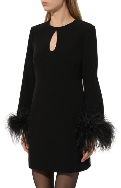 Платье с отделкой перьями P.A.R.O.S.H., арт. PIC0-D731320P, фото 3