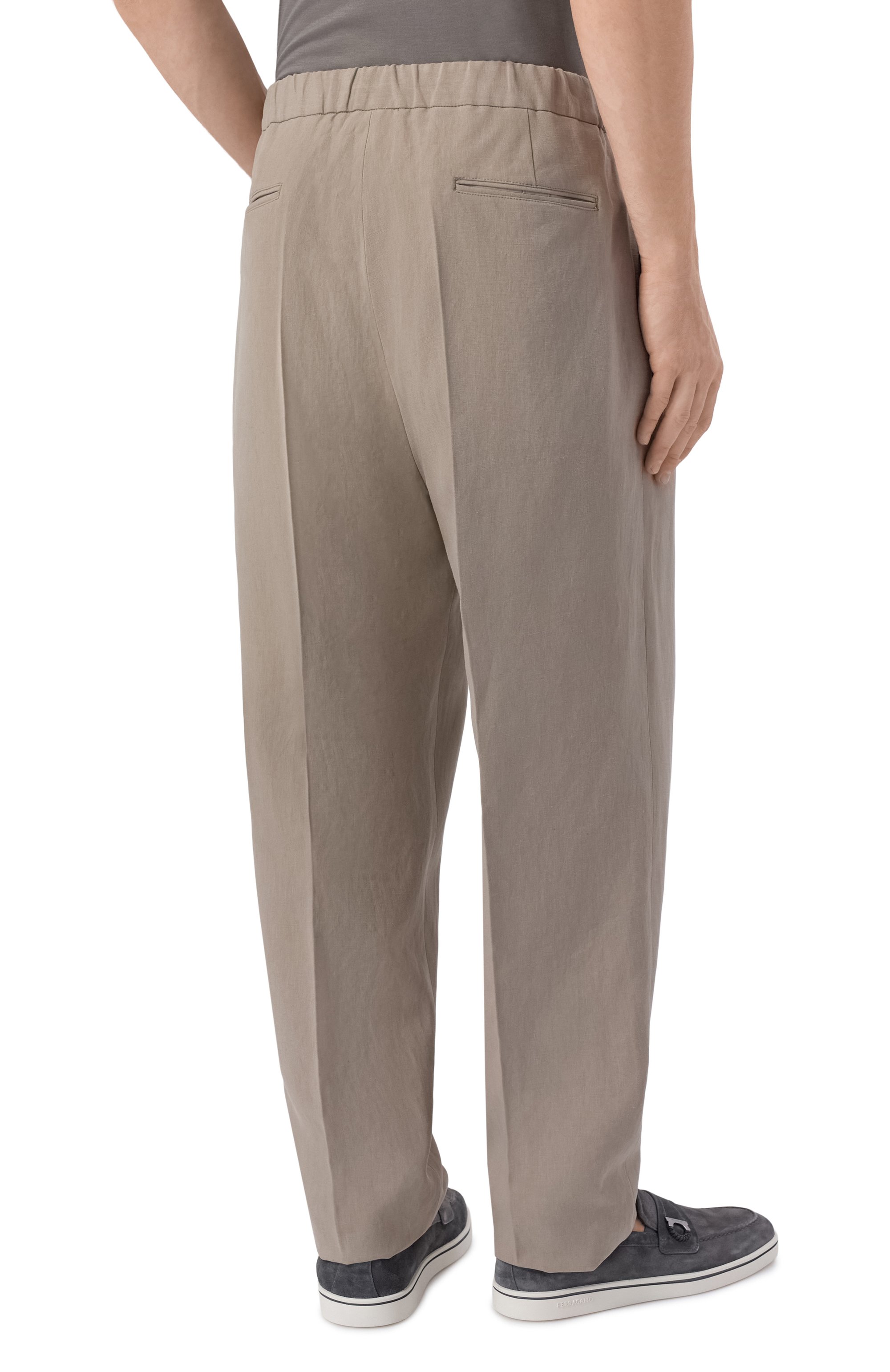 Льняные брюки GIORGIO ARMANI, арт. GM001625/TE10954, фото 4