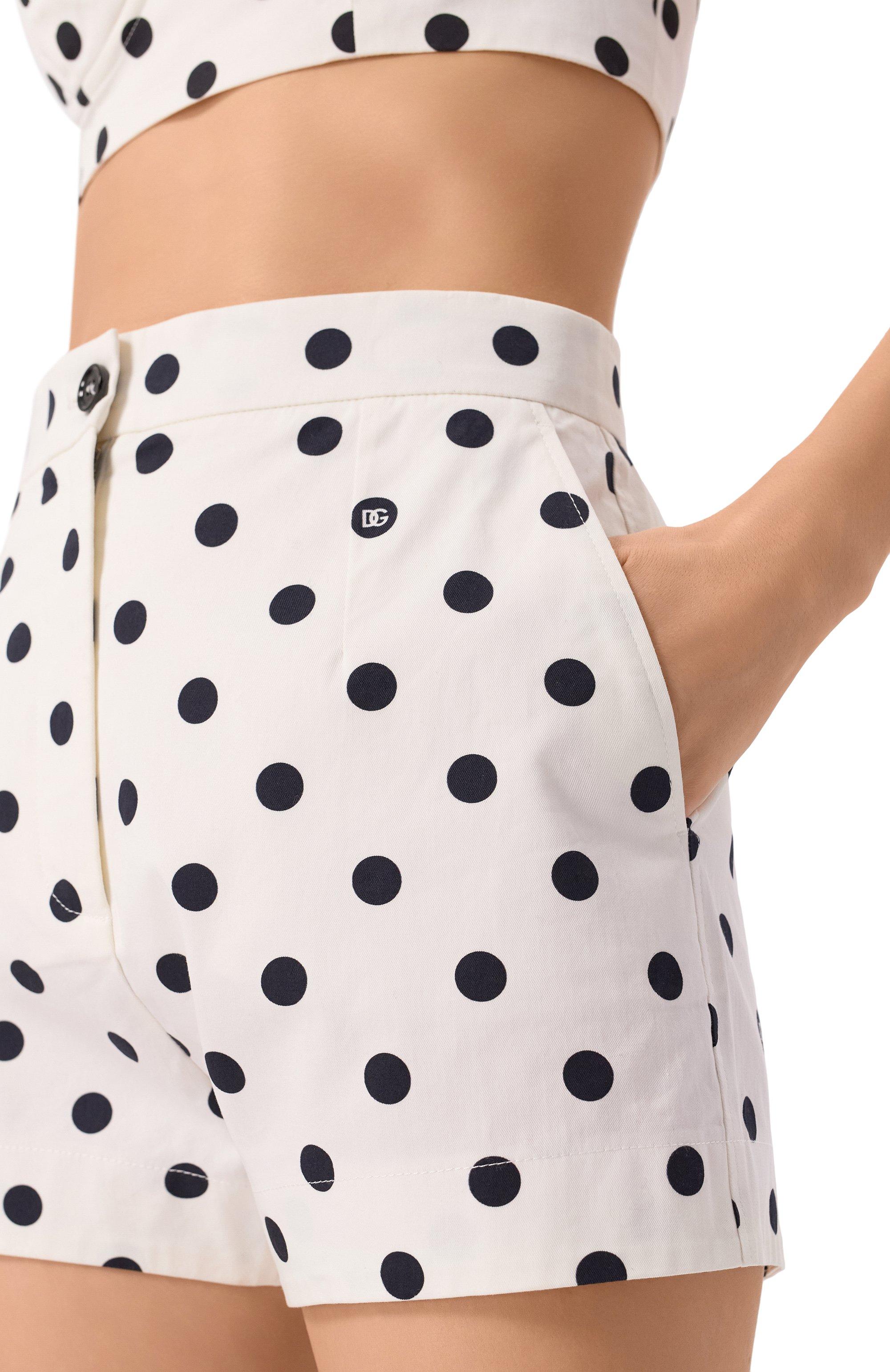 Хлопковые шорты DOLCE & GABBANA, арт. FTBTPT/FSFNM, фото 5