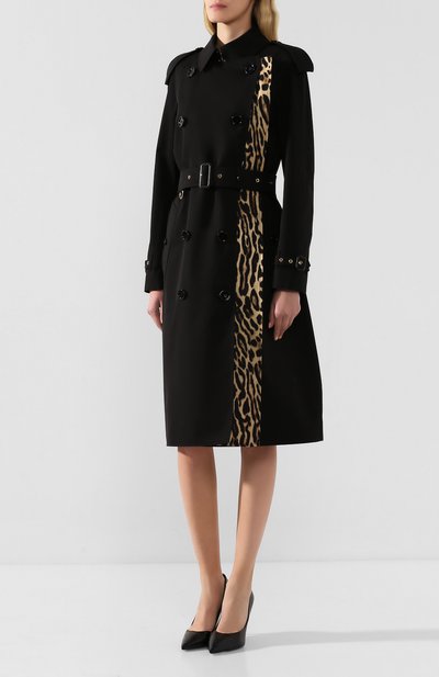 Хлопковый тренч BURBERRY черного цвета по цене 325500 руб., арт. 8024437, фото 3 Хлопковый тренч BURBERRY, арт. 8024437, фото 3