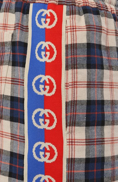 Шорты из хлопка и льна GUCCI, арт. 625893 ZAEN1, фото 5