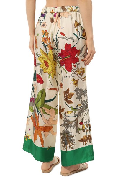Шелковые брюки GUCCI, арт. 543465 ZLQ97, фото 4