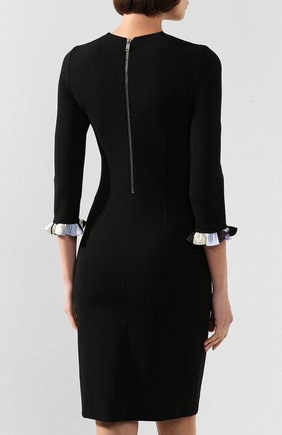 Платье из вискозы EMILIO PUCCI черного цвета по цене 69900 руб., арт. 9URH01/9U624, фото 4 Платье из вискозы EMILIO PUCCI, арт. 9URH01/9U624, фото 4