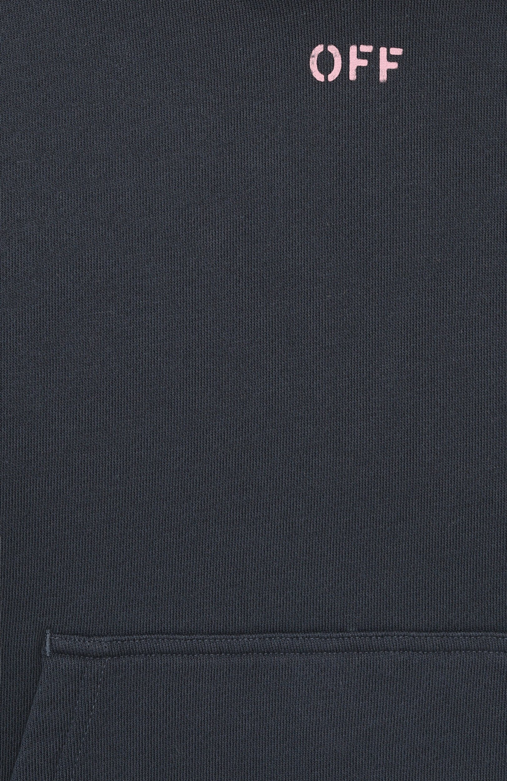 Хлопковое худи OFF-WHITE, арт. 0GBB002F26FLE0034, фото 3
