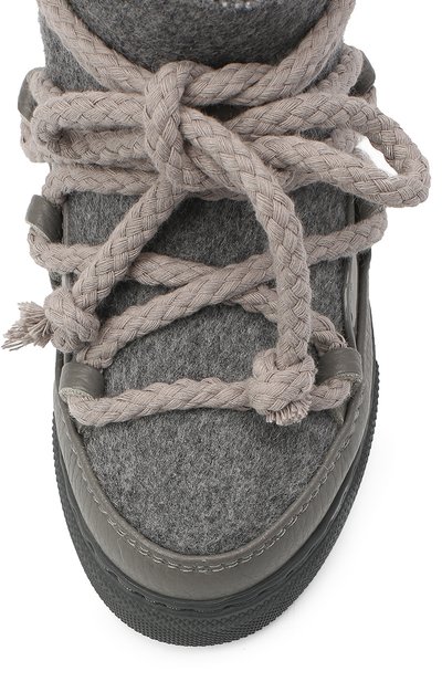 Замшевые сапоги с меховой отделкой INUIKII, арт. 60202-49/26-34, фото 4