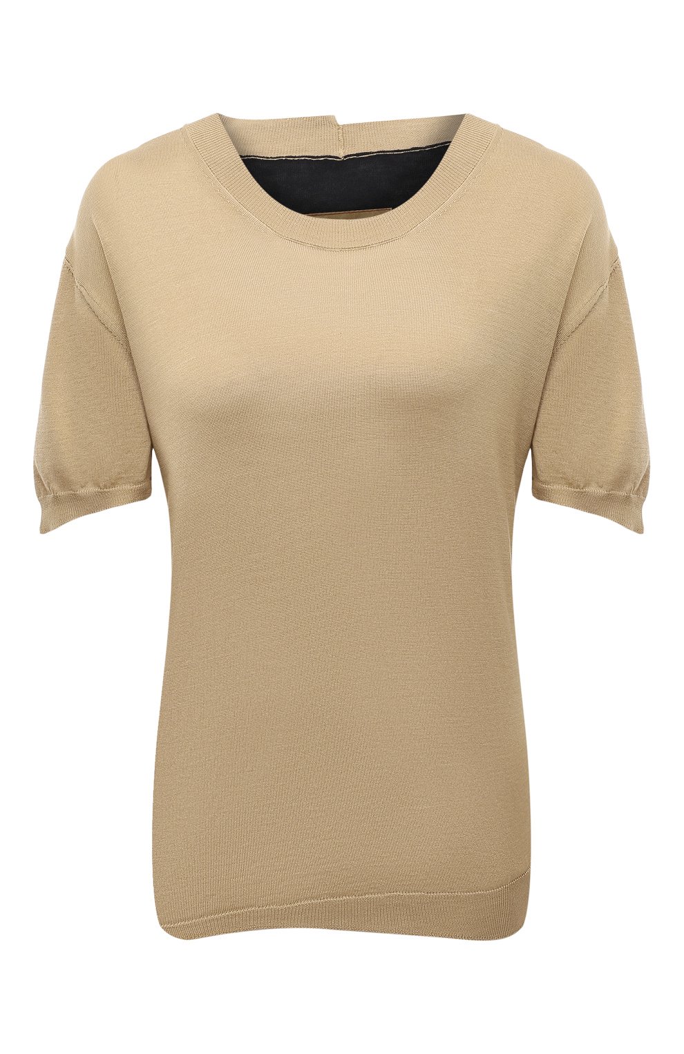 Пуловер из хлопка и шелка UMA WANG бежевого цвета по цене 49950 руб., арт. S3 M UK7112, фото 1 Пуловер из хлопка и шелка UMA WANG, арт. S3 M UK7112, фото 1