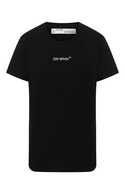 Женская хлопковая футболка OFF-WHITE, арт. 0WAA049R20B070431001