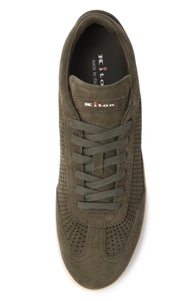 Замшевые кеды KITON, арт. USSA397N01382, фото 5