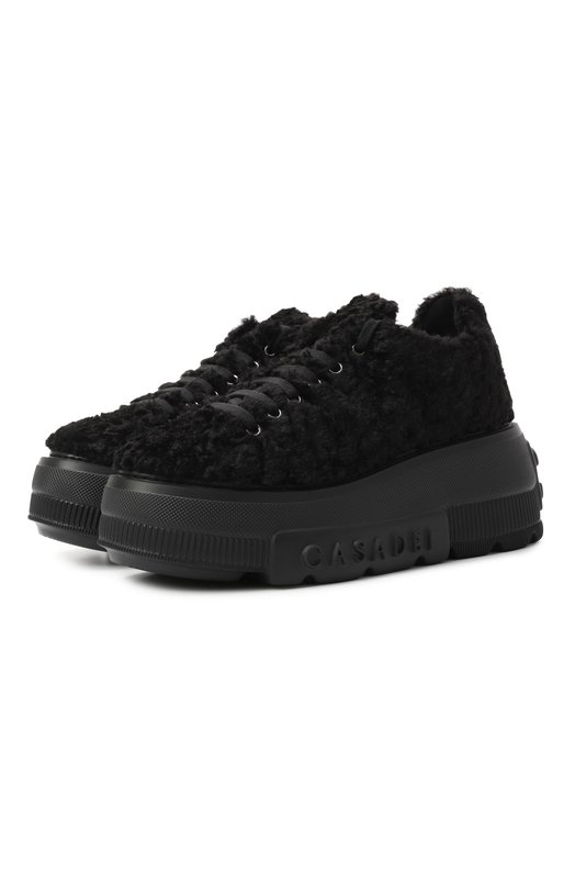 Текстильные кеды Nexus Casadei 2X078A071N/C2188 Чёрный 2X078A071N/C2188