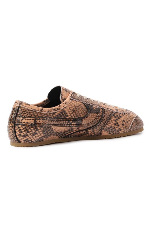 Кожаные кеды Dries Van Noten WS251-1169 Оранжевый  WS251-1169 Фото 5