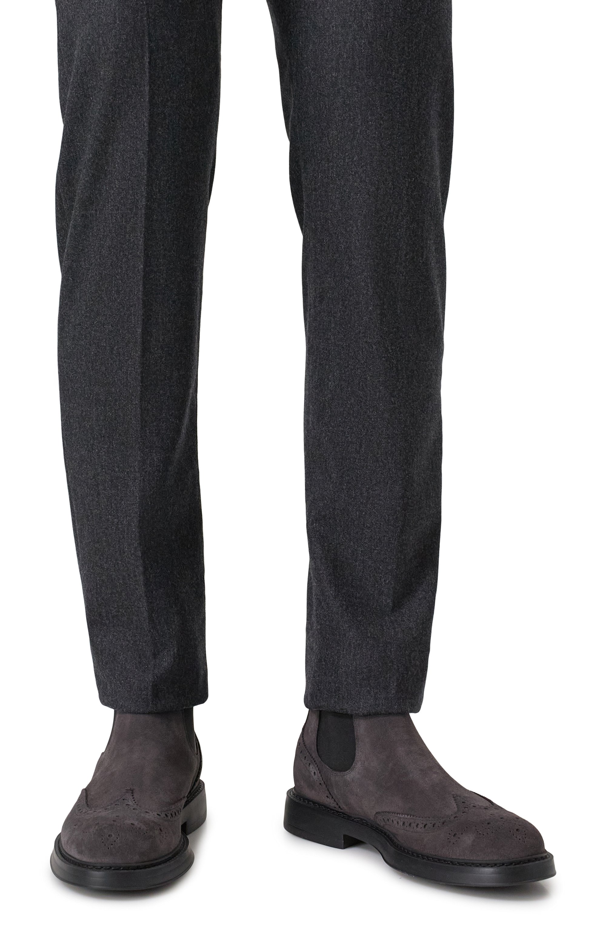 Замшевые челси DOUCAL'S, арт. DU3091BRUXUF009N, фото 3