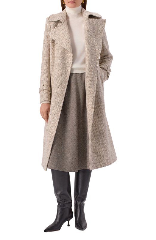 Шерстяная юбка Noble&Brulee NB115/311218/1 Бежевый  NB115/311218/1 Фото 2