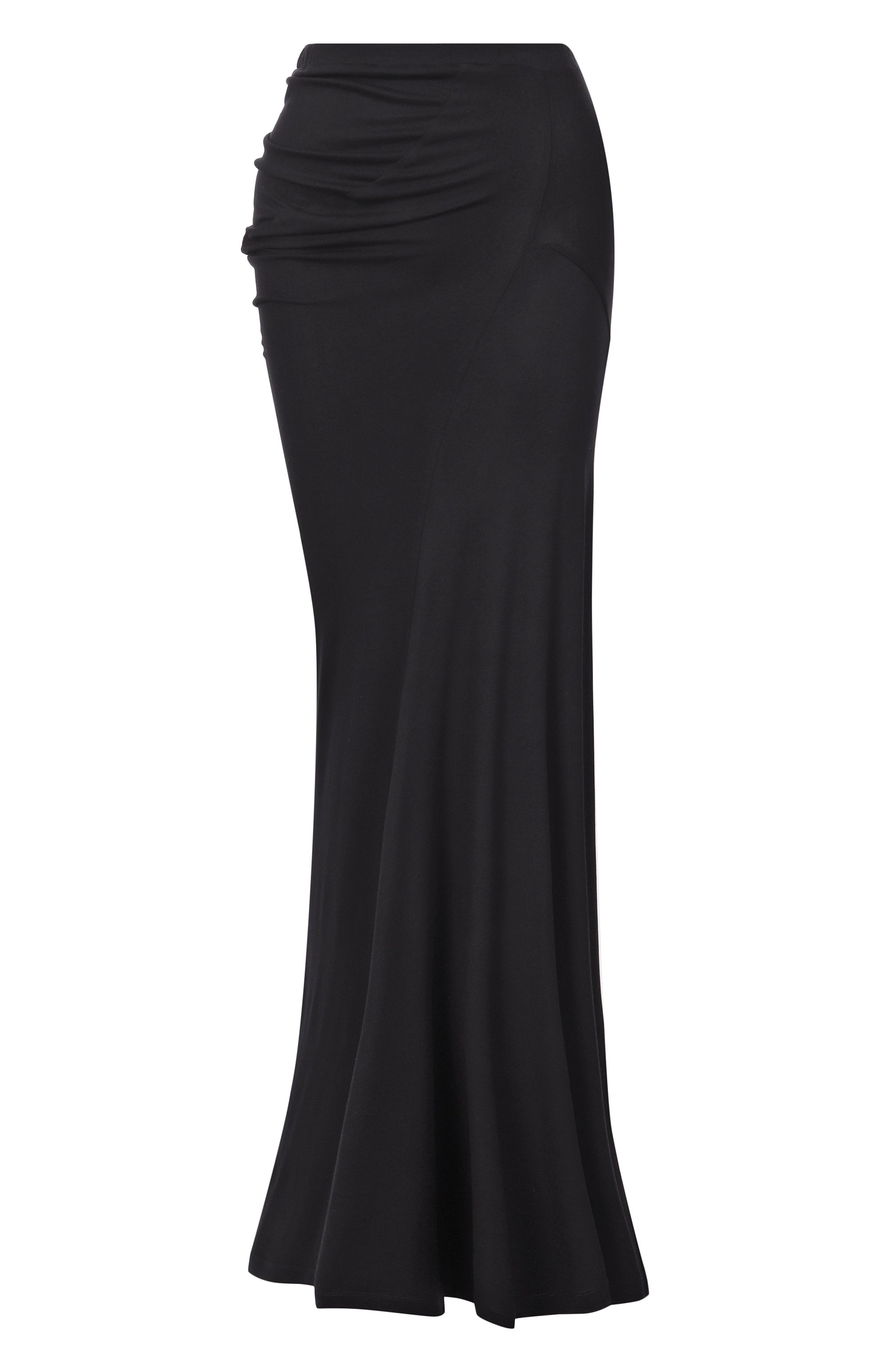 Юбка из вискозы EDOMO черного цвета по цене 16900 руб., арт. S005004FW2425, фото 1 Юбка из вискозы EDOMO, арт. S005004FW2425, фото 1