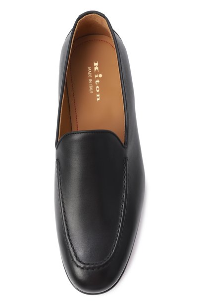 Кожаные лоферы KITON, арт. USSA404N01285, фото 5