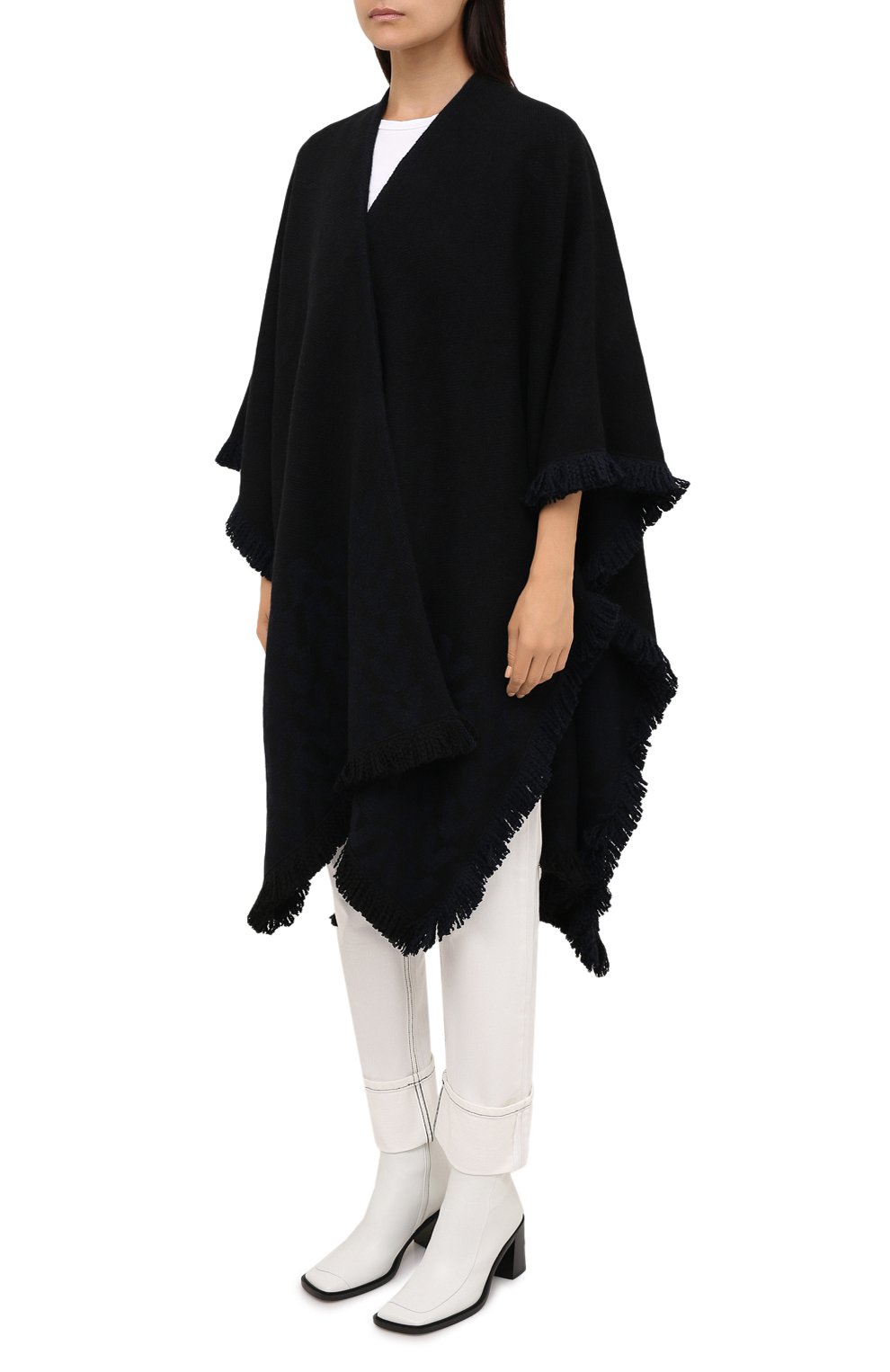 Кашемировое пончо VALENTINO, арт. WW2EA018/TJJ, фото 3
